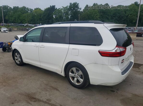 5TDKK3DC8GS718816 2016 TOYOTA SIENNA White Tył lewy