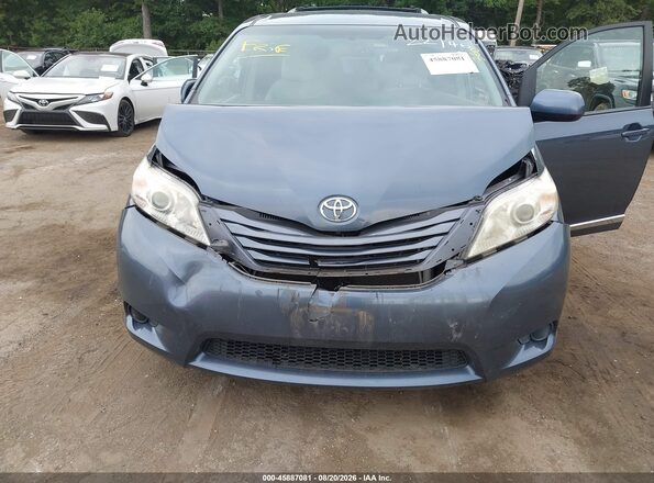 5TDKK3DC9GS722146 2016 TOYOTA SIENNA Blue წინა ხედი