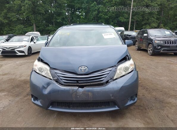 5TDKK3DC9GS722146 2016 TOYOTA SIENNA Blue ხელსაწყოთა პანელის ხედი