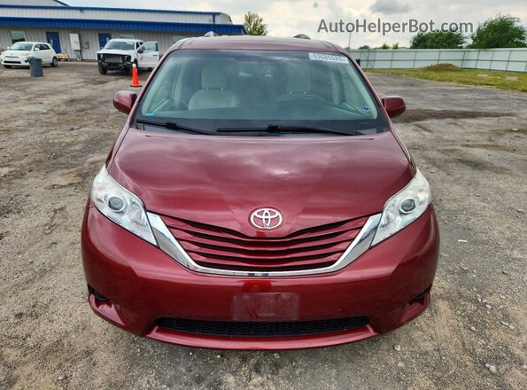 5TDKK3DC9GS730490 2016 TOYOTA SIENNA Red Դիմացի տեսք