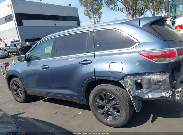 5TDKKRFH1GS153224 2016 TOYOTA HIGHLANDER Dark Blue 