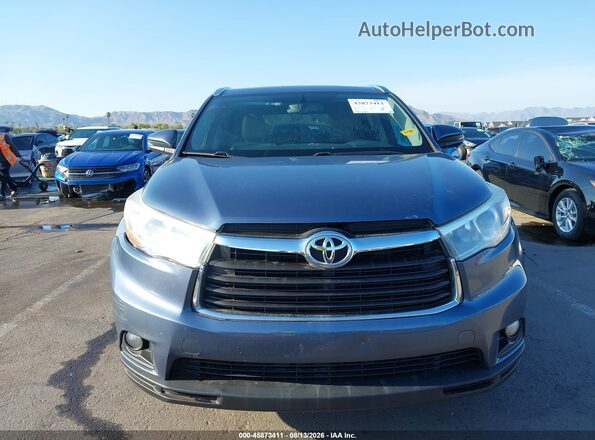 5TDKKRFH3GS122279 2016 TOYOTA HIGHLANDER Gray Սարքավորումների վահանակի տեսք