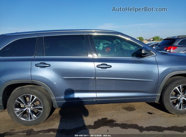 5TDKKRFH3GS122279 2016 TOYOTA HIGHLANDER Gray Սալոնի հետևի տեսք