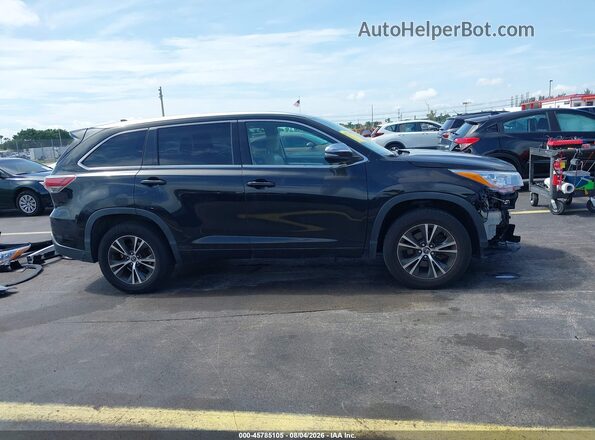 5TDKKRFH3GS176388 2016 TOYOTA HIGHLANDER Black 360 interior view