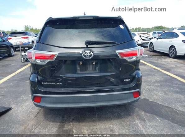 5TDKKRFH3GS176388 2016 TOYOTA HIGHLANDER Black 