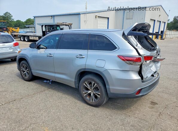 5TDKKRFH5GS134952 2016 TOYOTA HIGHLANDER Gray Trasero izquierdo