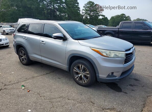 5TDKKRFH5GS134952 2016 TOYOTA HIGHLANDER Gray Delantero derecho