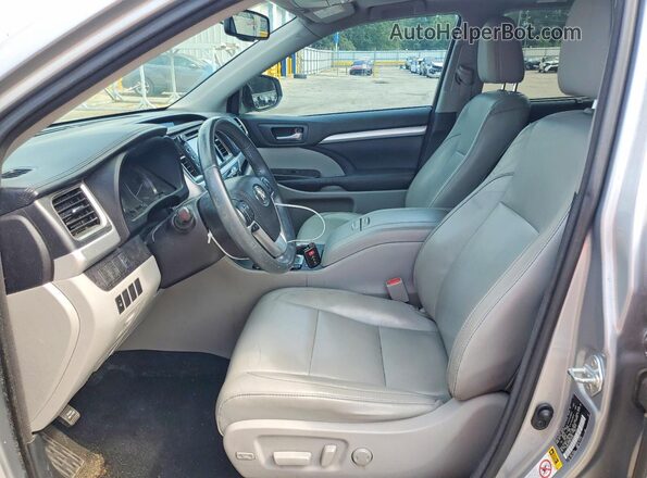 5TDKKRFH5GS134952 2016 TOYOTA HIGHLANDER Gray Vista interior delantera