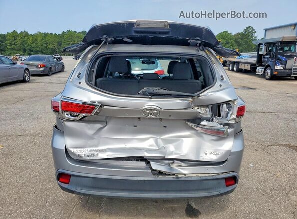5TDKKRFH5GS134952 2016 TOYOTA HIGHLANDER Gray Vista trasera