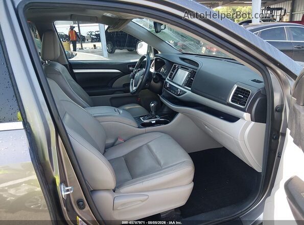 5TDKKRFH6GS184212 2016 TOYOTA HIGHLANDER Gray Սալոնի դիմացի տեսք