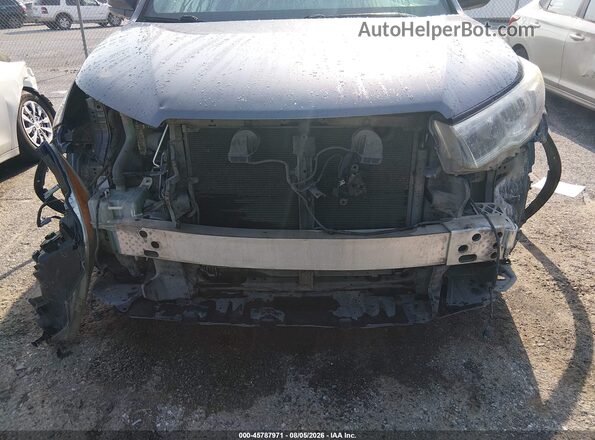 5TDKKRFH6GS184212 2016 TOYOTA HIGHLANDER Gray Դիմացի տեսք