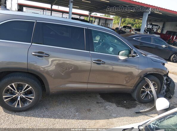 5TDKKRFH6GS184212 2016 TOYOTA HIGHLANDER Gray Սալոնի 360 աստիճան տեսք