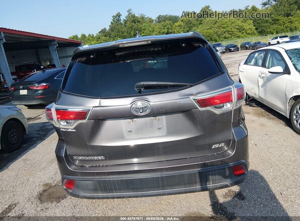 5TDKKRFH6GS184212 2016 TOYOTA HIGHLANDER Gray 