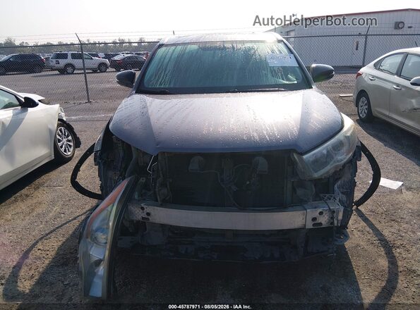 5TDKKRFH6GS184212 2016 TOYOTA HIGHLANDER Gray Սալոնի հետևի տեսք