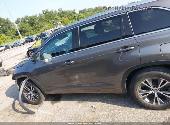 5TDKKRFH6GS184212 2016 TOYOTA HIGHLANDER Gray 