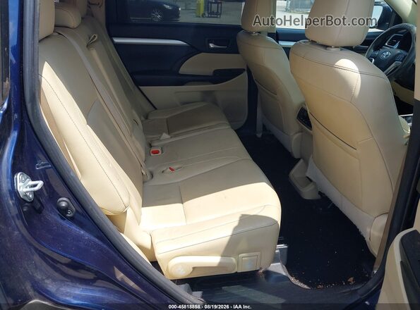 5TDKKRFH9GS138471 2016 TOYOTA HIGHLANDER Blue Вид наклейки з VIN-кодом