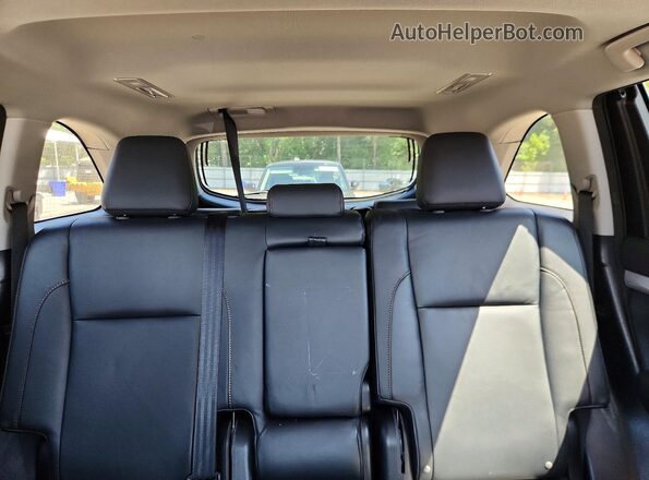 5TDKKRFHXGS121405 2016 TOYOTA HIGHLANDER Blue Вид задніх сидінь