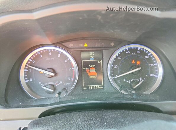 5TDKKRFHXGS129617 2016 TOYOTA HIGHLANDER Silver Вид щитка приладів
