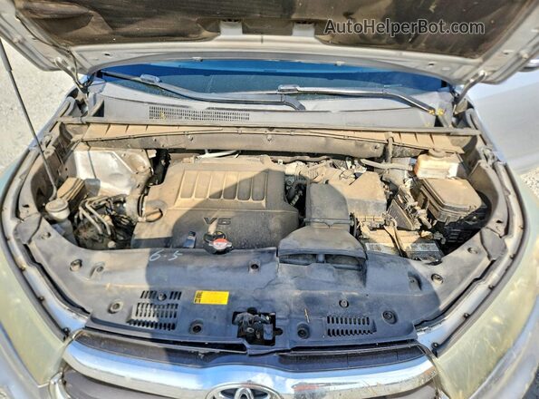 5TDKKRFHXGS129617 2016 TOYOTA HIGHLANDER Silver Вид підкапотного простору