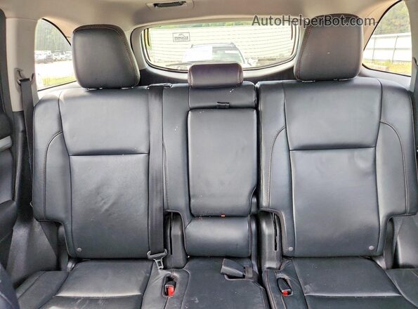 5TDKKRFHXGS158888 2016 TOYOTA HIGHLANDER Black Вид задніх сидінь