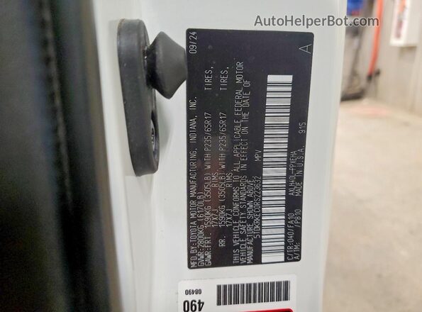 5TDKRKEC0RS223632 2024 TOYOTA SIENNA White Vista interior de 360 grados