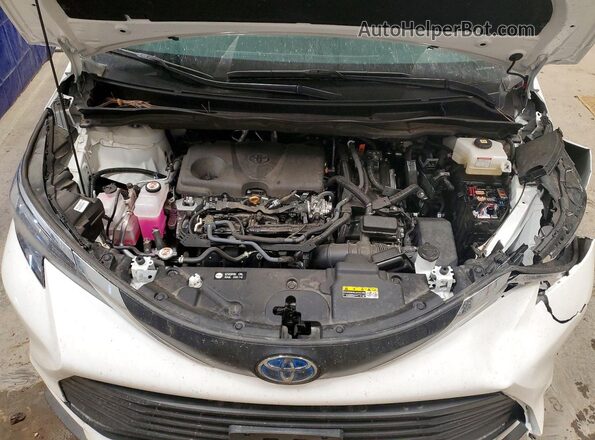 5TDKRKEC0RS223632 2024 TOYOTA SIENNA White Vista del compartimento del motor