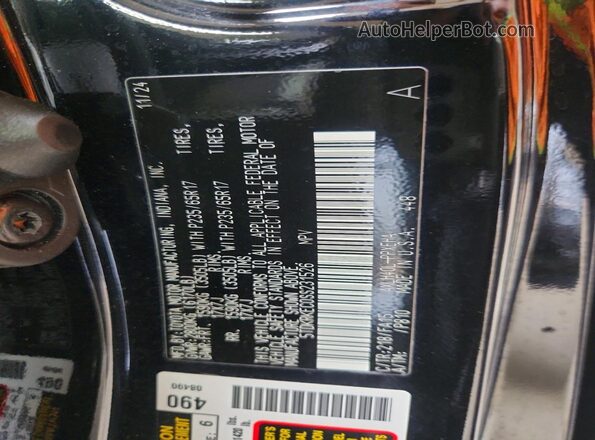 5TDKRKEC0SS231526 2025 TOYOTA SIENNA Black Սալոնի 360 աստիճան տեսք