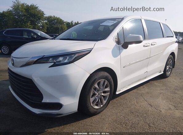 5TDKRKEC2MS007564 2021 TOYOTA SIENNA White წინა მარცხენა ხედი სამი მეოთხედიდან