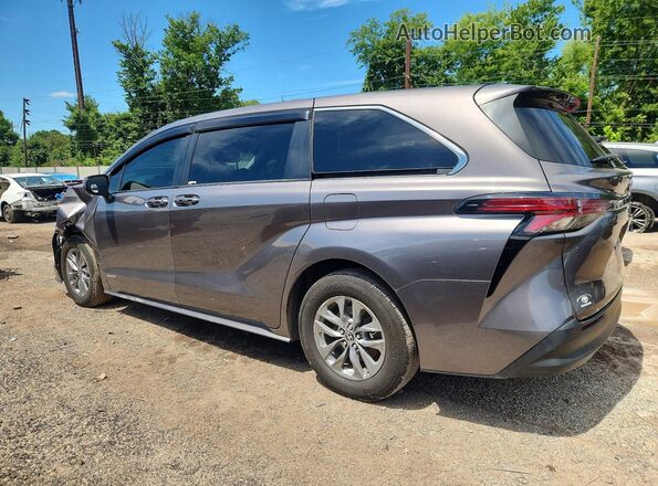 5TDKRKEC3MS048043 2021 TOYOTA SIENNA Серый Задняя левая четверть
