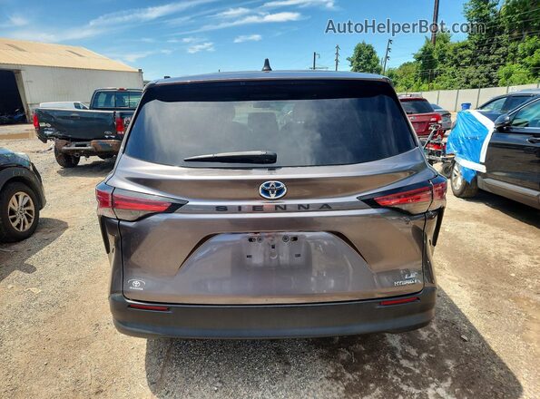 5TDKRKEC3MS048043 2021 TOYOTA SIENNA Серый Вид сзади