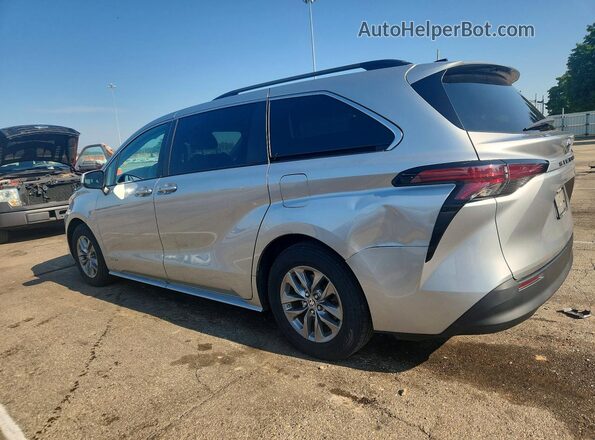 5TDKRKEC3MS073086 2021 TOYOTA SIENNA Silver Rear left