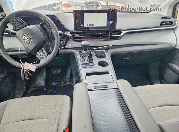 5TDKRKEC4TS293559 2026 TOYOTA SIENNA Gray Dashboard view