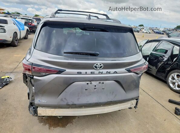 5TDKRKEC4TS293559 2026 TOYOTA SIENNA Gray Rear view
