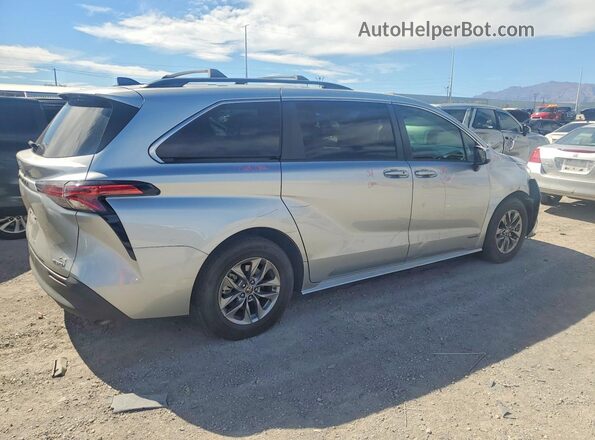 5TDKRKEC6MS049865 2021 TOYOTA SIENNA Gray Հետևի աջ