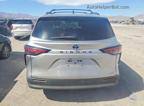 5TDKRKEC6MS049865 2021 TOYOTA SIENNA Gray Հետևի տեսք