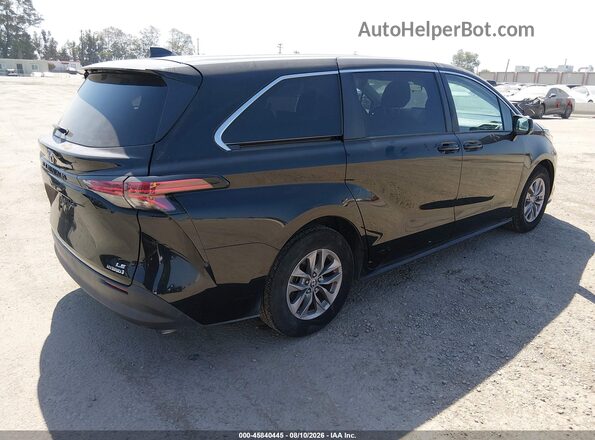 5TDKRKEC6NS123982 2022 TOYOTA SIENNA Черный Задняя правая четверть