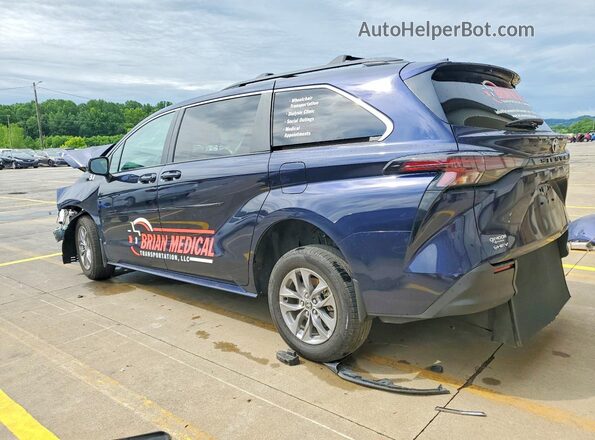 5TDKRKEC7TS296309 2026 TOYOTA SIENNA Синий Задняя левая четверть