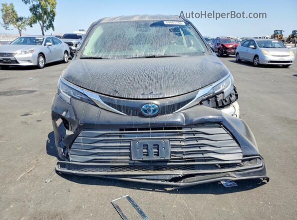 5TDKRKECXMS007764 2021 TOYOTA SIENNA Black წინა ხედი