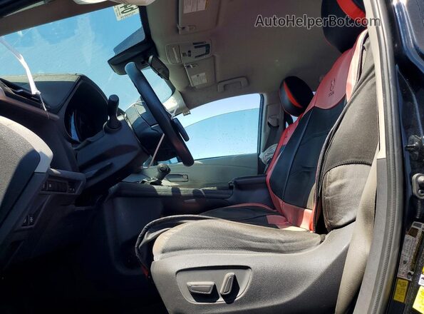 5TDKRKECXMS007764 2021 TOYOTA SIENNA Black წინა სალონის ხედი