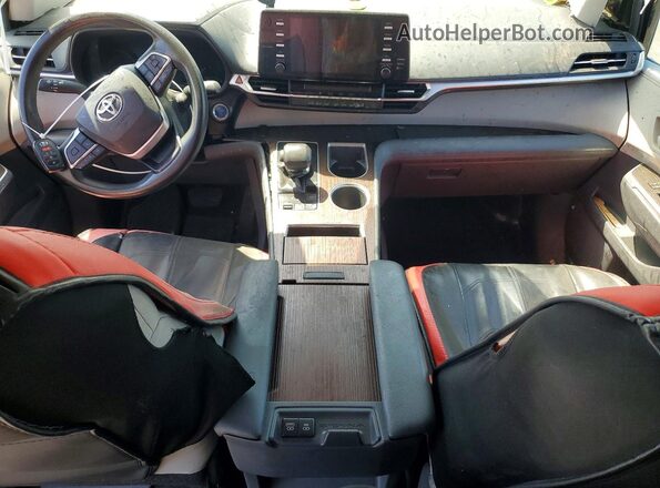 5TDKRKECXMS007764 2021 TOYOTA SIENNA Black წინა პანელის ხედი