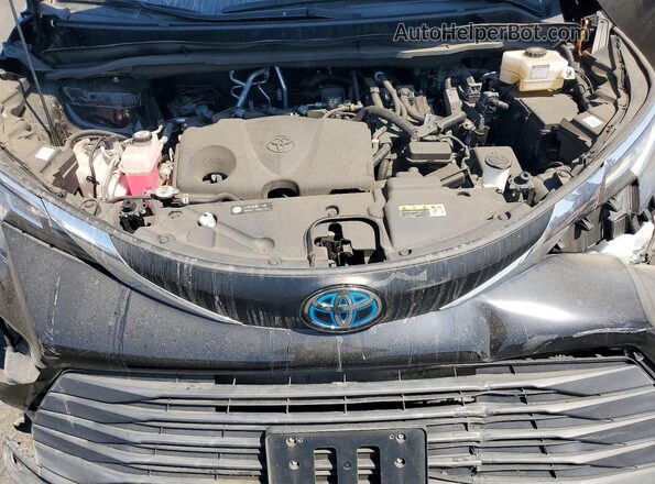5TDKRKECXMS007764 2021 TOYOTA SIENNA Black უკანა სალონის ხედი