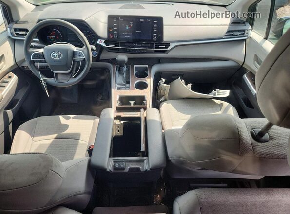 5TDKRKECXMS047181 2021 TOYOTA SIENNA Blue Առջևի վահանակի տեսք