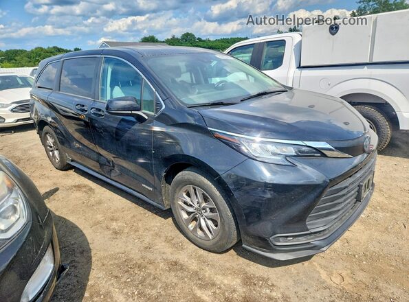 5TDKRKECXMS047181 2021 TOYOTA SIENNA Blue Առջևի աջ