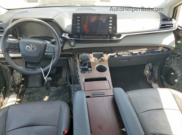 5TDKRKECXPS173402 2023 TOYOTA SIENNA Gray Вид панелі приладів