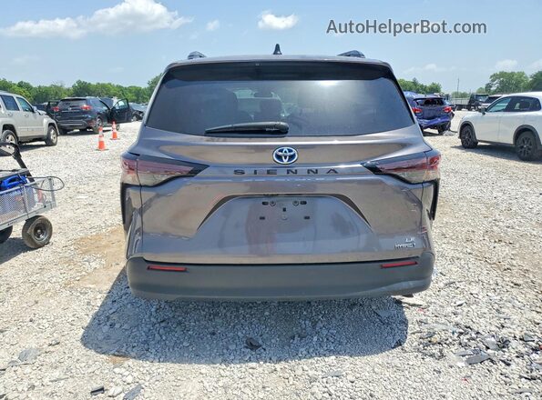 5TDKRKECXPS173402 2023 TOYOTA SIENNA Gray Вид ззаду