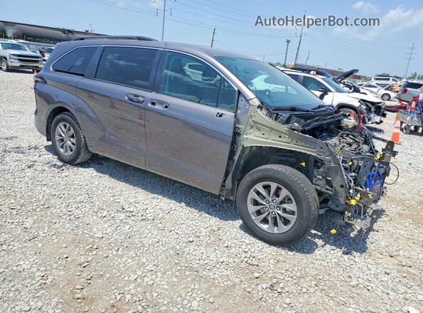 5TDKRKECXPS173402 2023 TOYOTA SIENNA Gray Передня права чверть