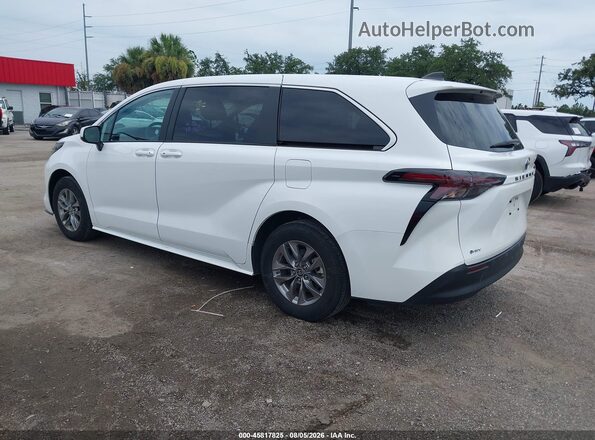 5TDKRKECXSS246874 2025 TOYOTA SIENNA White Trasero izquierdo