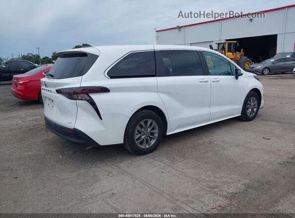 5TDKRKECXSS246874 2025 TOYOTA SIENNA White Trasero derecho
