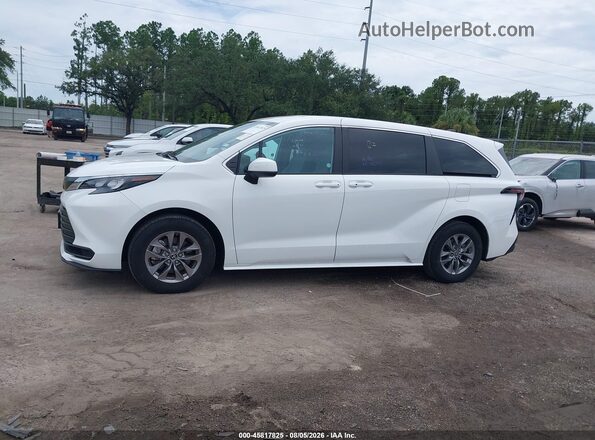 5TDKRKECXSS246874 2025 TOYOTA SIENNA White Vista interior de 360 grados