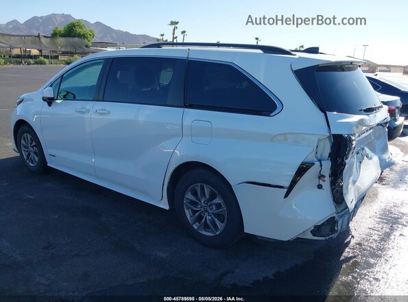 5TDKSKFC0MS039481 2021 TOYOTA SIENNA Белый Задняя левая четверть